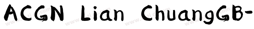 ACGN Lian ChuangGB字体转换